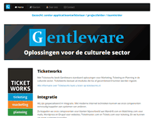 Tablet Screenshot of gentleware.nl
